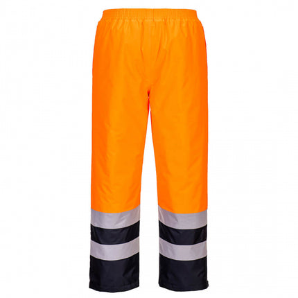 Pantaloni vatuiti de iarna reflectorizanti Portwest S598, 100% poliester, 300D Oxford, 190 gr/mp