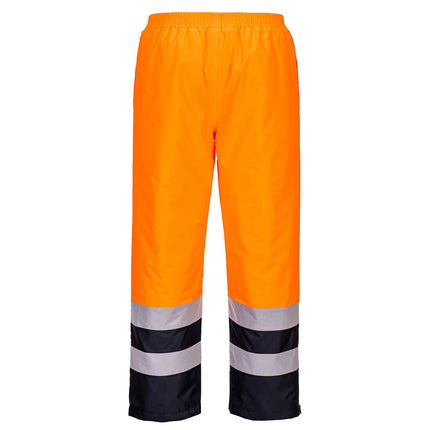 Pantaloni vatuiti de iarna reflectorizanti Portwest S598, 100% poliester, 300D Oxford, 190 gr/mp