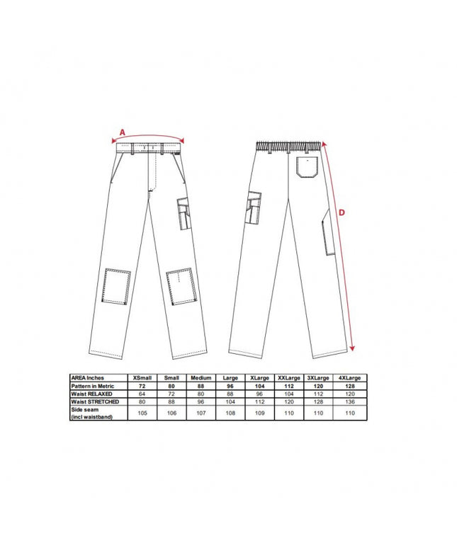Pantaloni de lucru in talie Portwest S817, pentru zugravi, 100% Bumbac, 305g