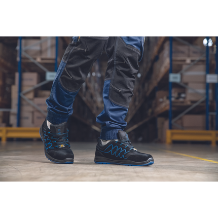 Pantofi de protectie Cerva RAVEN SPORTY S1P ESD SR, cu bombeu metalic si lamela