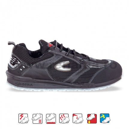 Pantofi de protectie Cofra PETRI S1P SRC, cu bombeu metalic si lamela