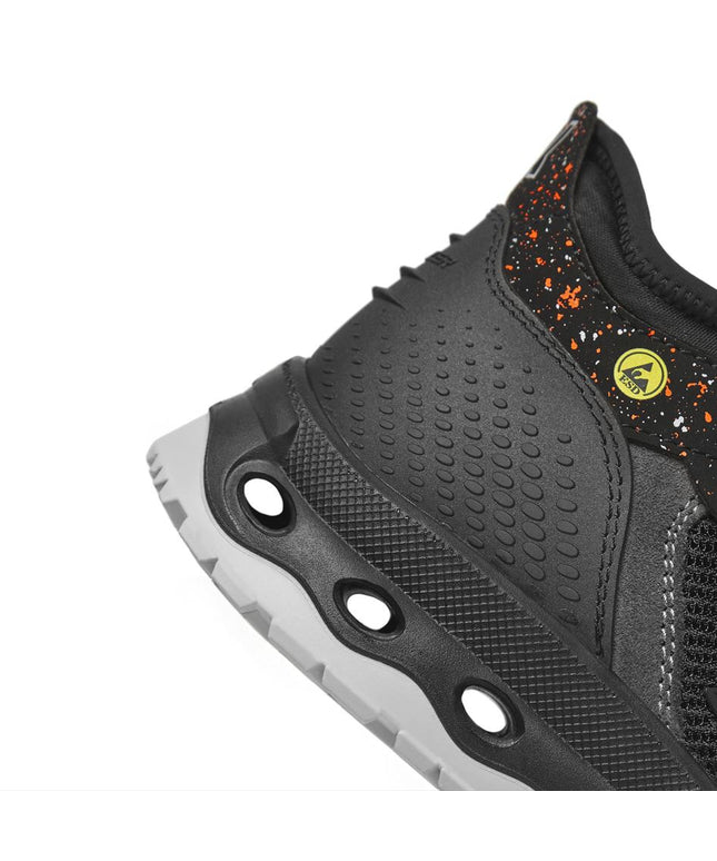 Pantofi de protectie Exena LEVITY-X Earth S1P ESD SRC, bombeu metalic aluminiu si lamela