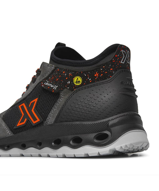 Pantofi de protectie Exena LEVITY-X Earth S1P ESD SRC, bombeu metalic aluminiu si lamela