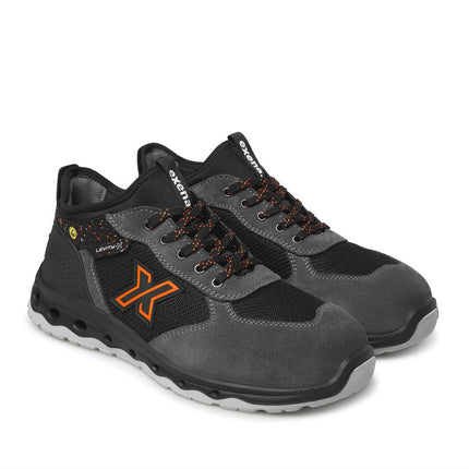 Pantofi de protectie Exena LEVITY-X Earth S1P ESD SRC, bombeu metalic aluminiu si lamela