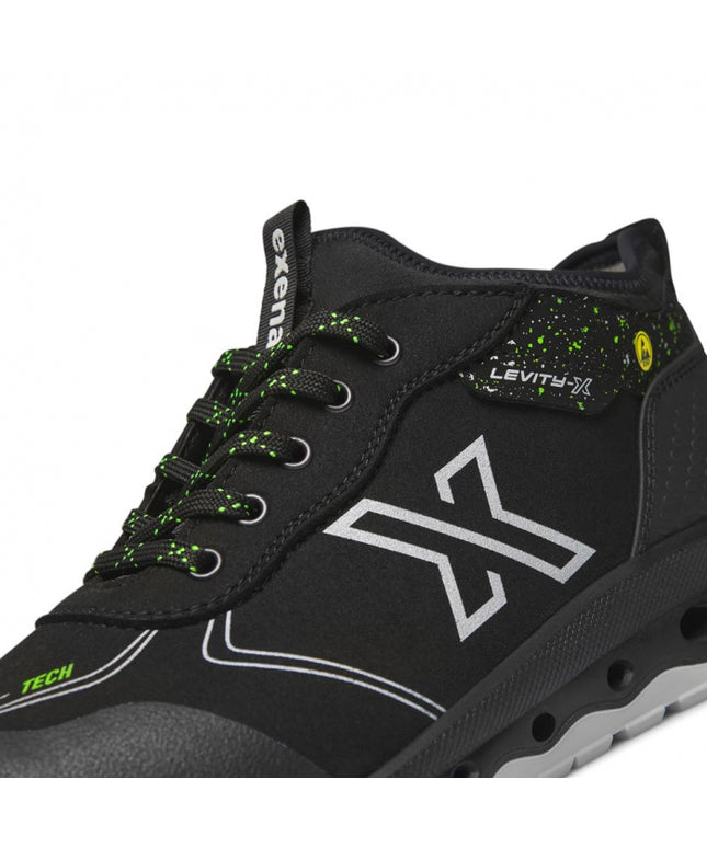 Pantofi de protectie Exena LEVITY-X Moon S3 ESD SRC, cu bombeu aluminiu si lamela