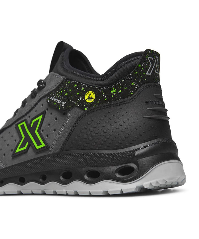 Pantofi de protectie Exena LEVITY-X Neptune S1P ESD SRC, cu bombeu aluminiu si lamela