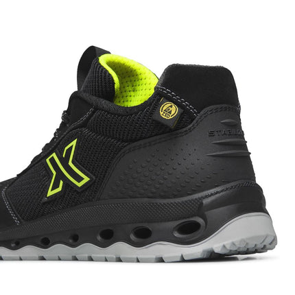 Pantofi de protectie Exena LEVITY-X Stardust S1P ESD SRC, cu bombeu din aluminiu si lamela