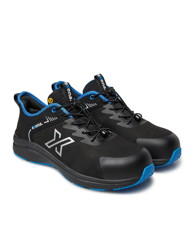 Pantofi de protectie Exena OLIMPIC S3 S FO ESD SR, cu bombeu aluminiu si lamela