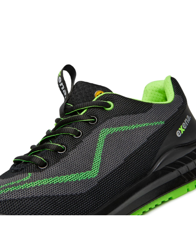 Pantofi de protectie Exena VENOM S1 PS FO ESD SR, cu bomeu din fibra de sticla si lamela