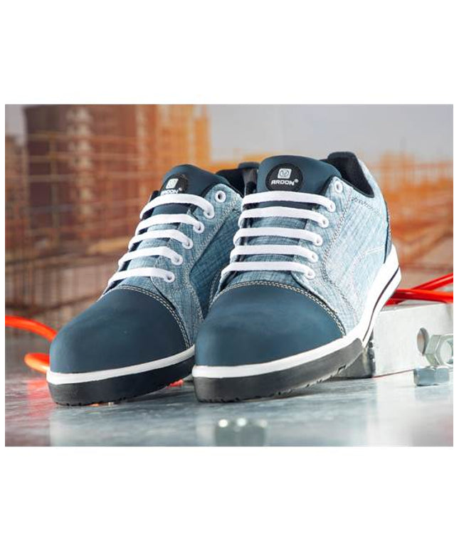 Pantofi de protectie metal free Ardon DERRIK DENIM S1P, cu bombeu compozit si lamela