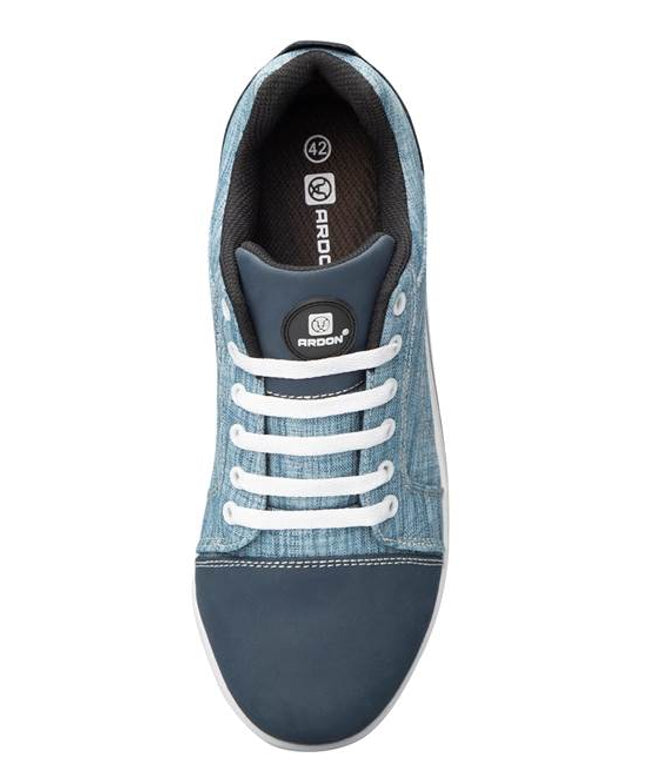 Pantofi de protectie metal free Ardon DERRIK DENIM S1P, cu bombeu compozit si lamela