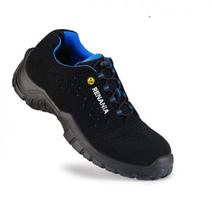 Pantofi de protectie Renania QOMODO S1P ESD, cu bombeu din fibra de sticla si lamela