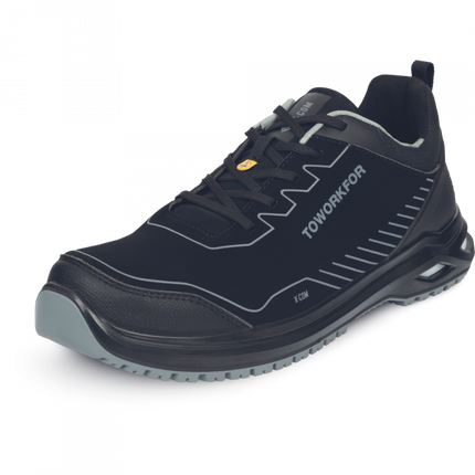 Pantofi de protectie ToWorkFor X-509 ESD SRC S3, cu bombeu din aluminiu si lamela