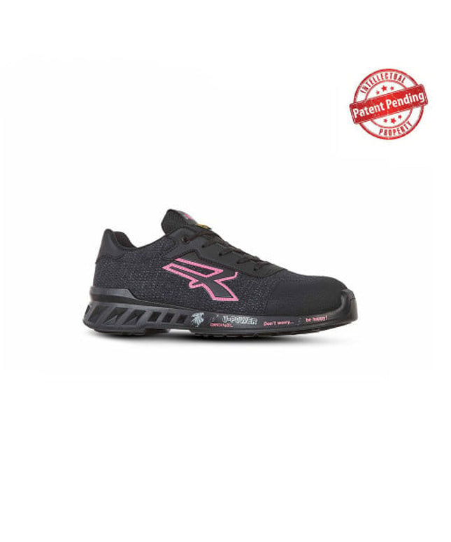 Pantofi de protectie UPower MICHELLE S1P ESD SRC, cu bombeu din aluminiu si lamela