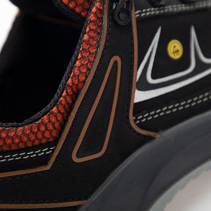 Pantofi de protectie Ardon DOZERLOW S3 ESD, cu bombeu din fibra de sticla si lamela kevlar