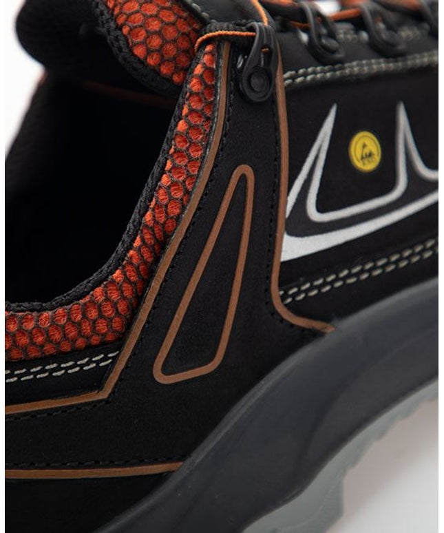 Pantofi de protectie Ardon DOZERLOW S3 ESD, cu bombeu din fibra de sticla si lamela kevlar