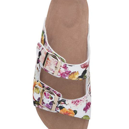 Papuci dama cu talpa din pluta Ardon JUNO ROZE