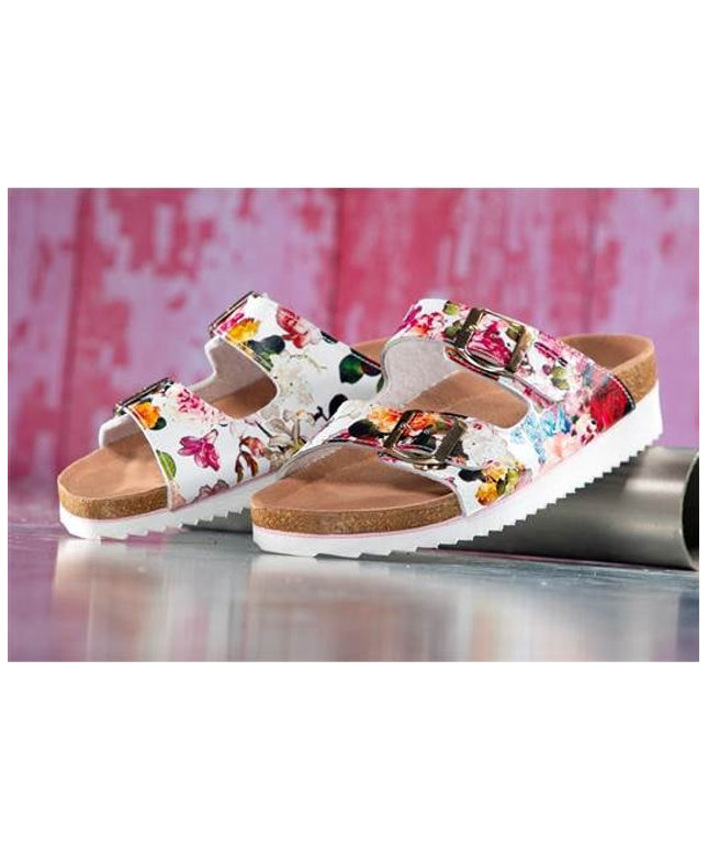 Papuci dama cu talpa din pluta Ardon JUNO ROZE