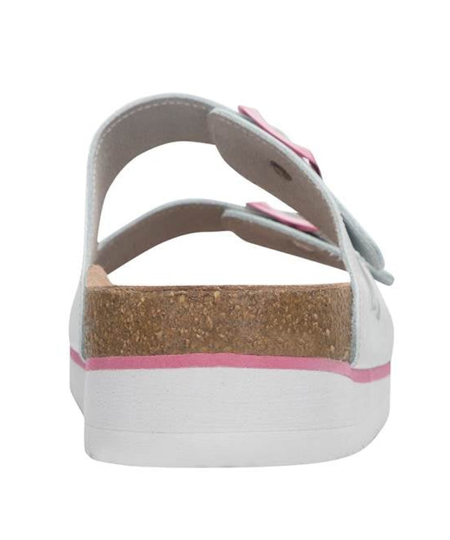 Papuci dama cu talpa din pluta Ardon JUNO WHITE