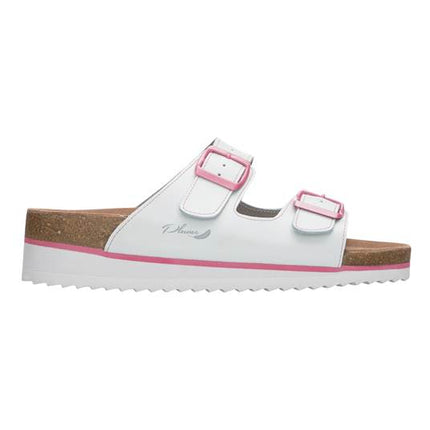 Papuci dama cu talpa din pluta Ardon JUNO WHITE