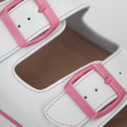 Papuci dama cu talpa din pluta Ardon JUNO WHITE