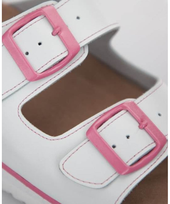 Papuci dama cu talpa din pluta Ardon JUNO WHITE