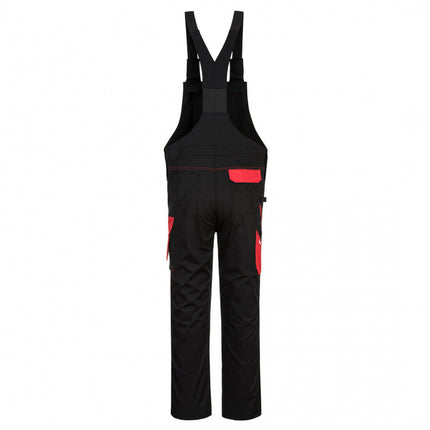 Pantaloni salopeta cu pieptar Portwest PW243 PW2, 65% poliester, 35% bumbac, 245g