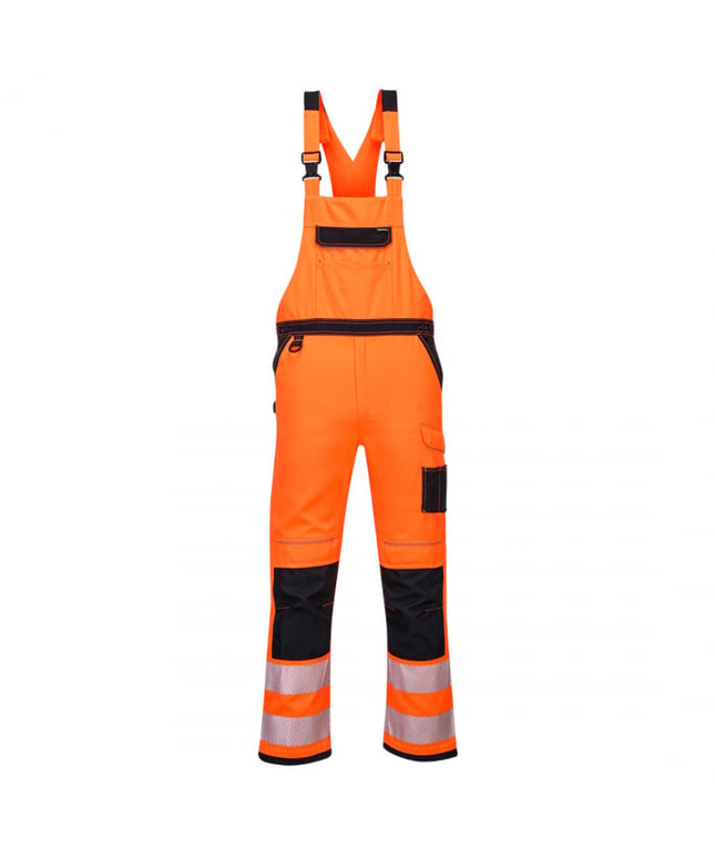 Pantaloni salopeta cu pieptar reflectorizanti Portwest BIB&BRACE PW344 PW3, 65% poliester, 35% bumbac, 300 gr/mp