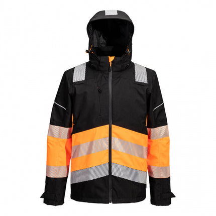 Jacheta impermeabila reflectorizanta Portwest PW3 Hi-Vis Class 1 EXTREME RAIN, 100% poliester, 60 gr/mp