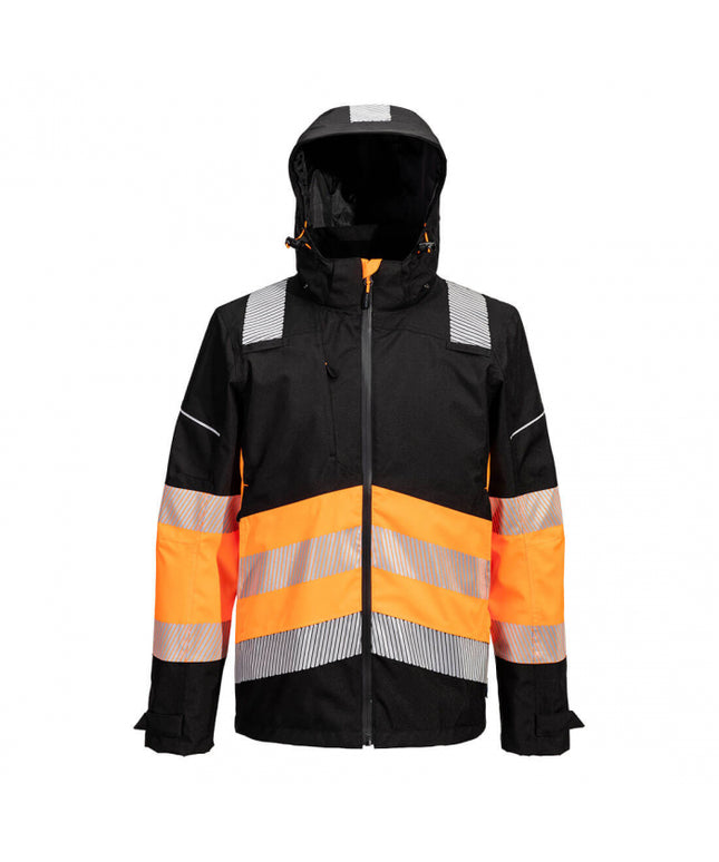 Jacheta impermeabila reflectorizanta Portwest PW3 Hi-Vis Class 1 EXTREME RAIN, 100% poliester, 60 gr/mp