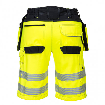 Pantaloni scurti reflectorizanti Portwest PW343 PW3 HOLSTER, 65% poliester, 35% bumbac, 300g