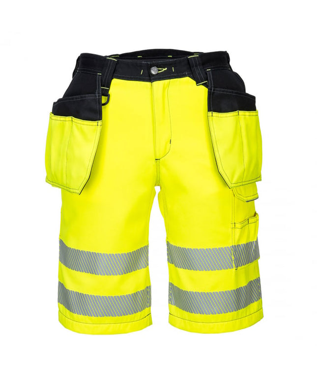Pantaloni scurti reflectorizanti Portwest PW343 PW3 HOLSTER, 65% poliester, 35% bumbac, 300g