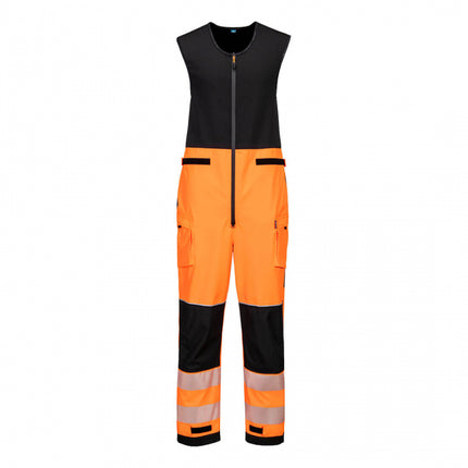 Salopeta impermeabila cu benzi reflectorizante Portwest T150 PW3 Hi-Vis RAIN SALOPETTES