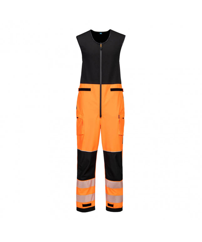 Salopeta impermeabila cu benzi reflectorizante Portwest T150 PW3 Hi-Vis RAIN SALOPETTES