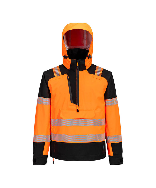 Jacheta impermeabila reflectorizanta cu gluga Portwest T161 PW3 HI-VIS (3L), 100% poliester, 160 gr/mp