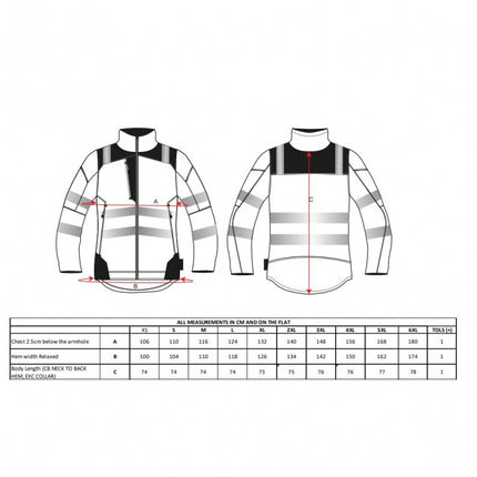 Jacheta softshell reflectorizanta Portwest VISION T402 PW3, 94% poliester, 6% elastan, 310 gr/mp