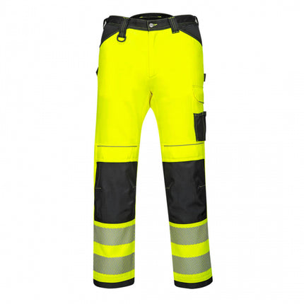Pantaloni reflectorizanti dama Portwest PW385 PW3, 65% poliester, 33% bumbac, 2% elastan, 245g