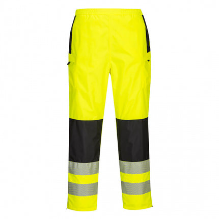 Pantaloni impermeabili reflectorizanti Portwest PW386 PW3, 100% poliester, 190g