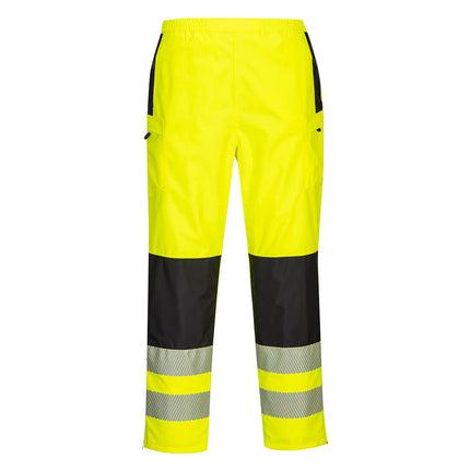 Pantaloni impermeabili reflectorizanti Portwest PW386 PW3, 100% poliester, 190g