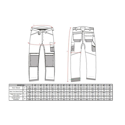 Pantaloni de lucru in talie Portwest URBAN T601 PW3, 65% poliester, 35% bumbac, 300g