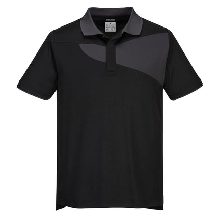 Tricou polo Portwest HiVis S/S PW210 PW3, 55% bumbac, 45% poliester, 144g