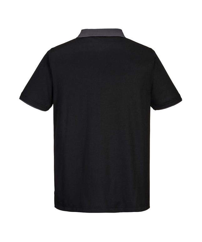 Tricou polo Portwest HiVis S/S PW210 PW3, 55% bumbac, 45% poliester, 144g