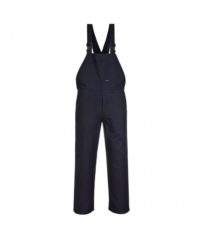 Pantaloni salopeta cu pieptar de lucru Portwest C881, 100% bumbac, 305g