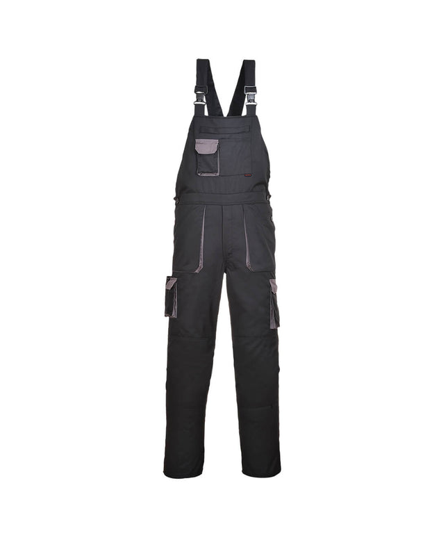 Pantaloni salopeta cu pieptar Portwest TEXO CONTRAST TX12, 60% bumbac, 40% poliester, 245g