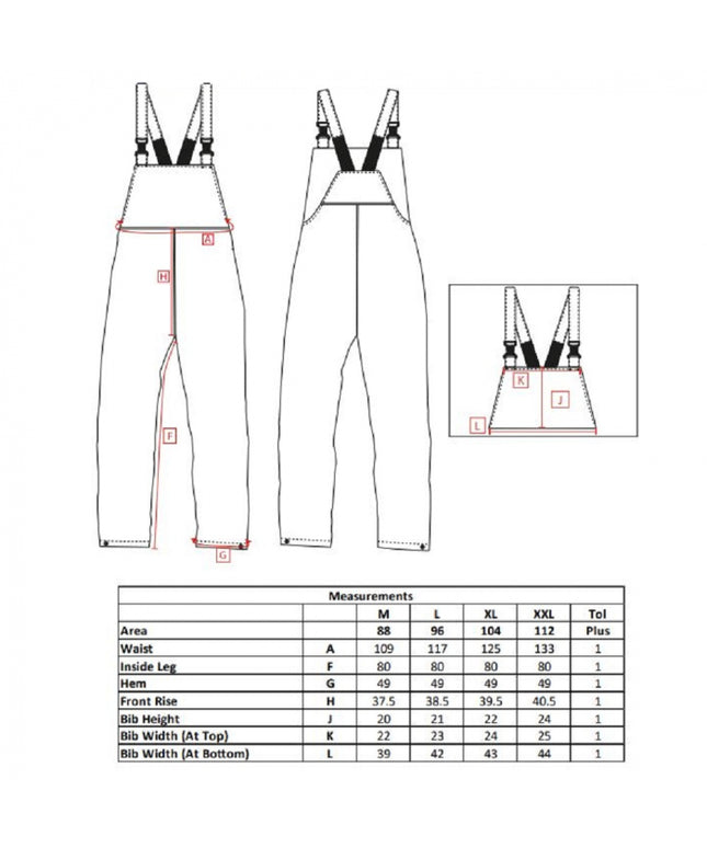 Pantaloni salopeta cu pieptar impermeabili Portwest SEALTEX CLASSIC S453, 100% poliester, 200g