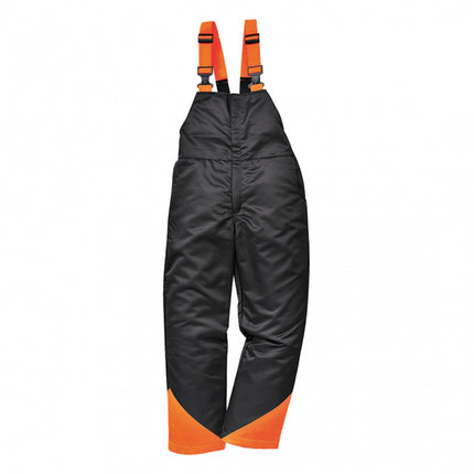 Pantaloni salopeta cu pieptar Portwest OAK CH12, pentru forestieri, 65% poliester, 35% bumbac, 245g