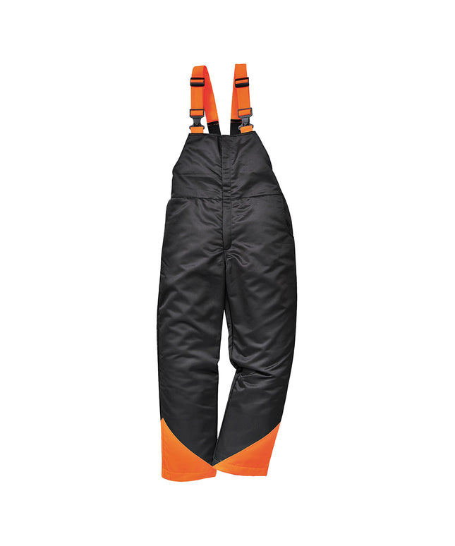Pantaloni salopeta cu pieptar Portwest OAK CH12, pentru forestieri, 65% poliester, 35% bumbac, 245g