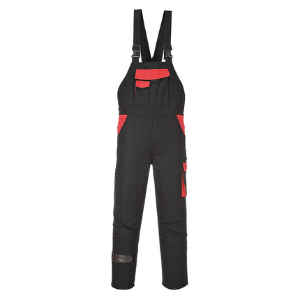 Pantaloni salopeta cu pieptar Portwest VARSOVIA CW12, 100% bumbac, 260g