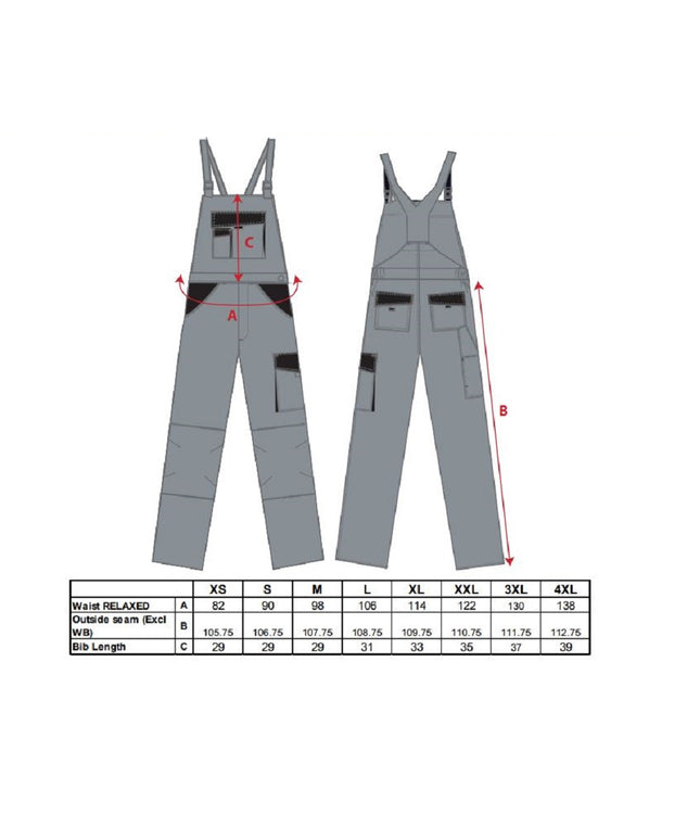 Pantaloni salopeta cu pieptar Portwest VARSOVIA CW12, 100% bumbac, 260g