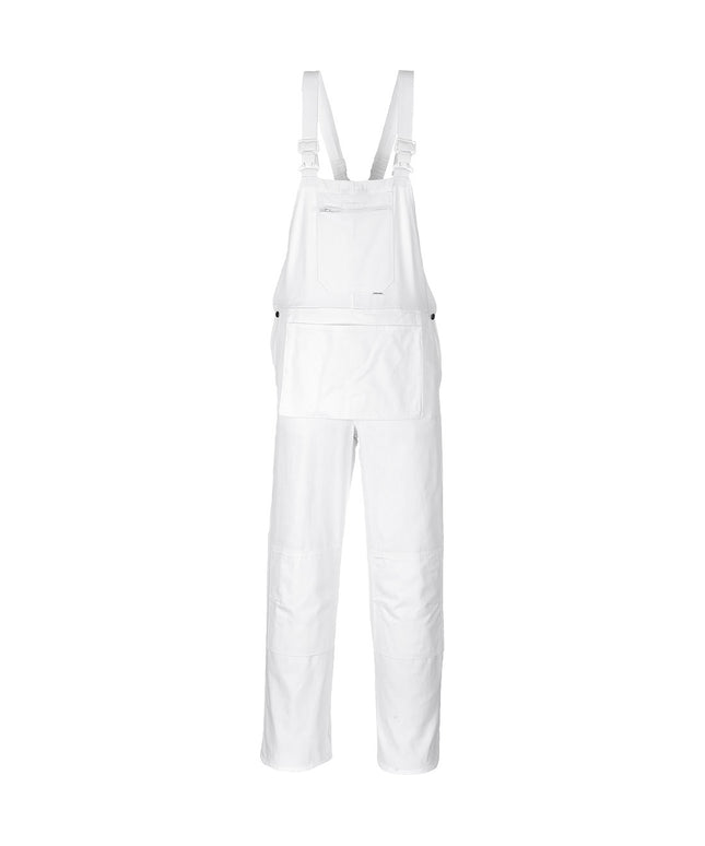Pantaloni salopeta cu pieptar de lucru Portwest S810, pentru zugravi, 100% bumbac, 305g